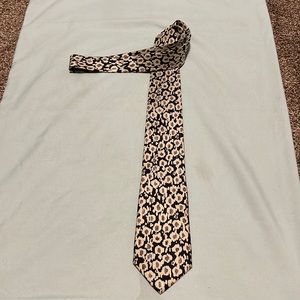 Kosins clothes by Serica darkest brown/tan 100% silk made in Italy neck tie